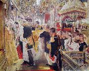 Valentin Serov Coronation of Tsar Nicholas II of Russia oil painting artist